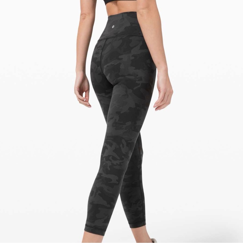 lululemon athletica Black Camo Leggings